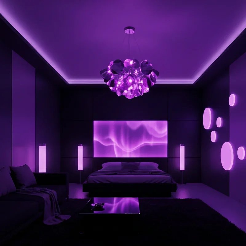 Black and Purple Room Ideas