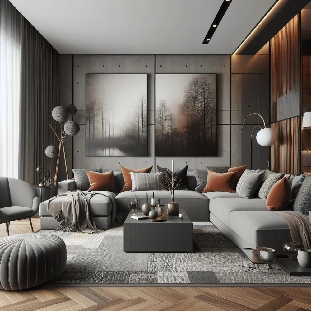 15 Modern Grey and Brown Living Room Ideas for Elegance
