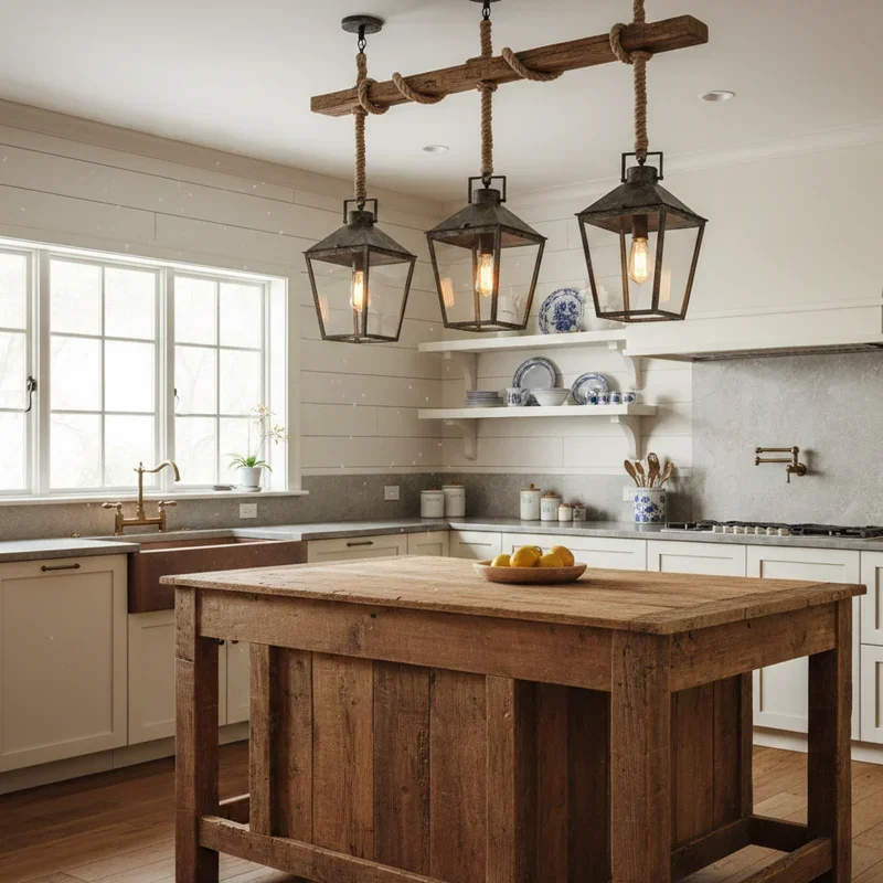 Farmhouse Kitchen Lighting Ideas