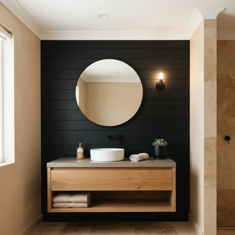 Black and Tan Bathroom Ideas
