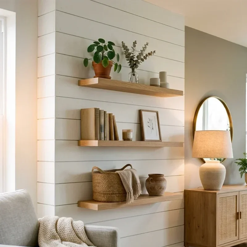 Shiplap Wall Living Room Ideas