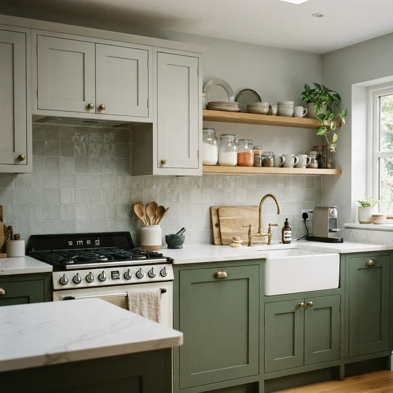 15 Green and Gray Kitchen Ideas for Timeless Style