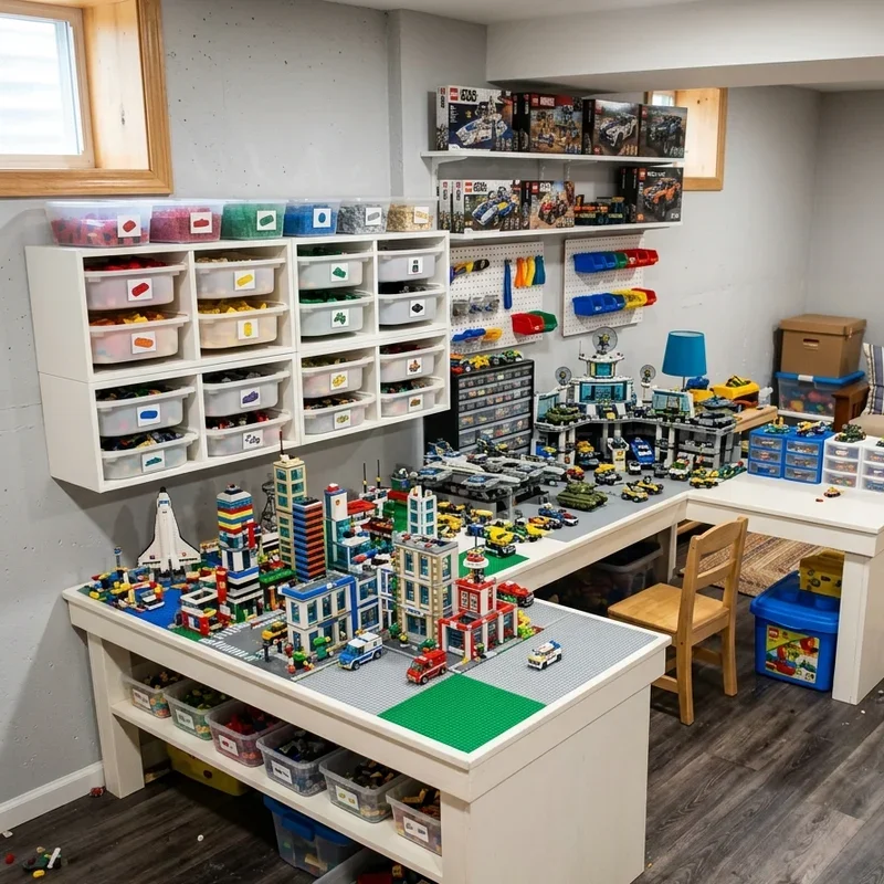 Boys Basement Playroom Ideas