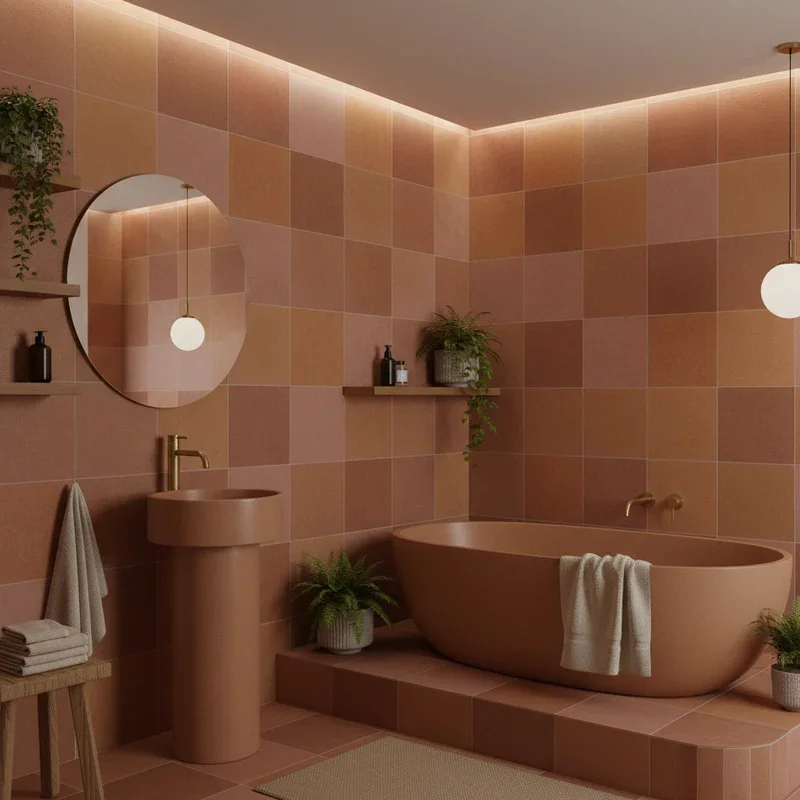 15 Terracotta Bathroom Ideas for Warm Elegance