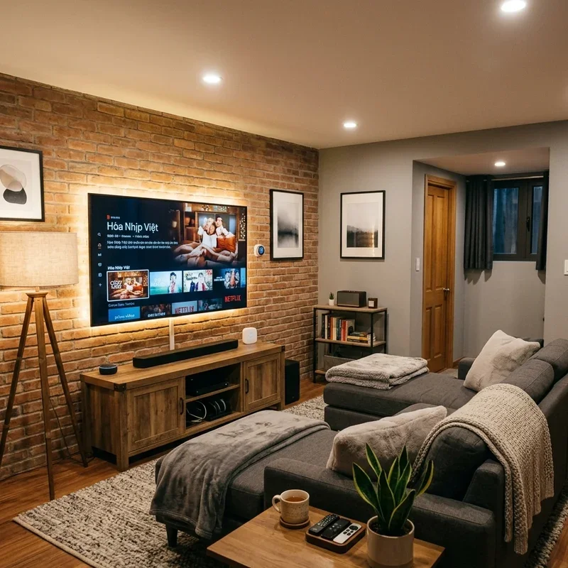 Cozy Basement TV Room Ideas