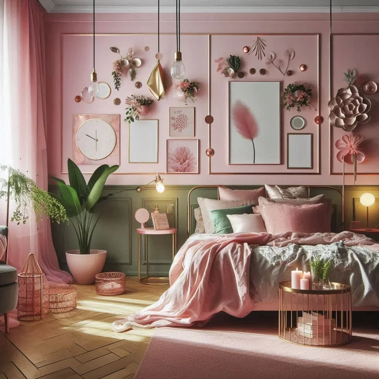 15 Pink and Green Bedroom Ideas for Fresh Style