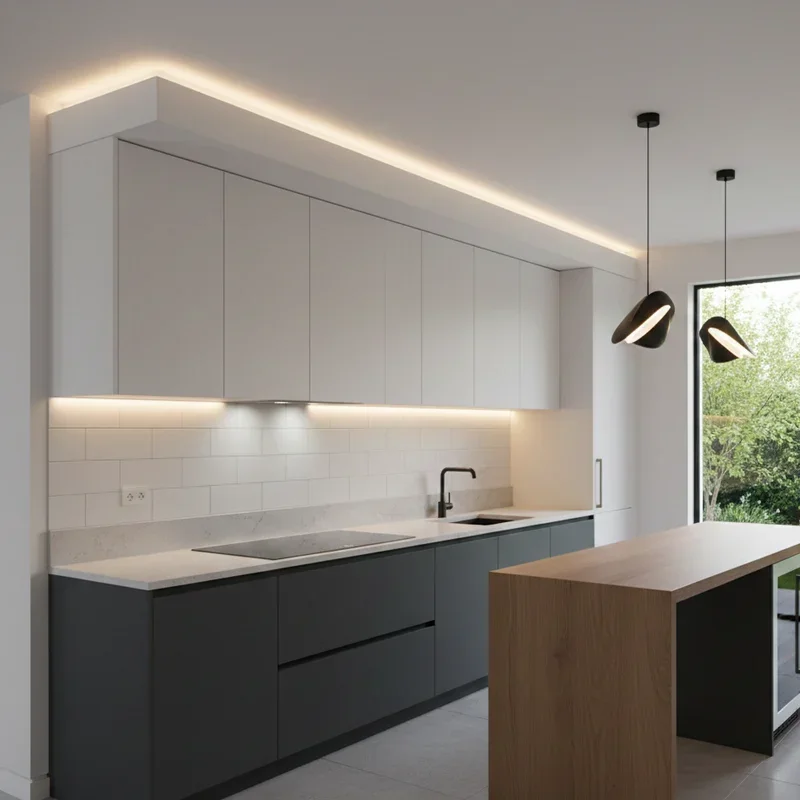 Modern Kitchen Bulkhead Ideas