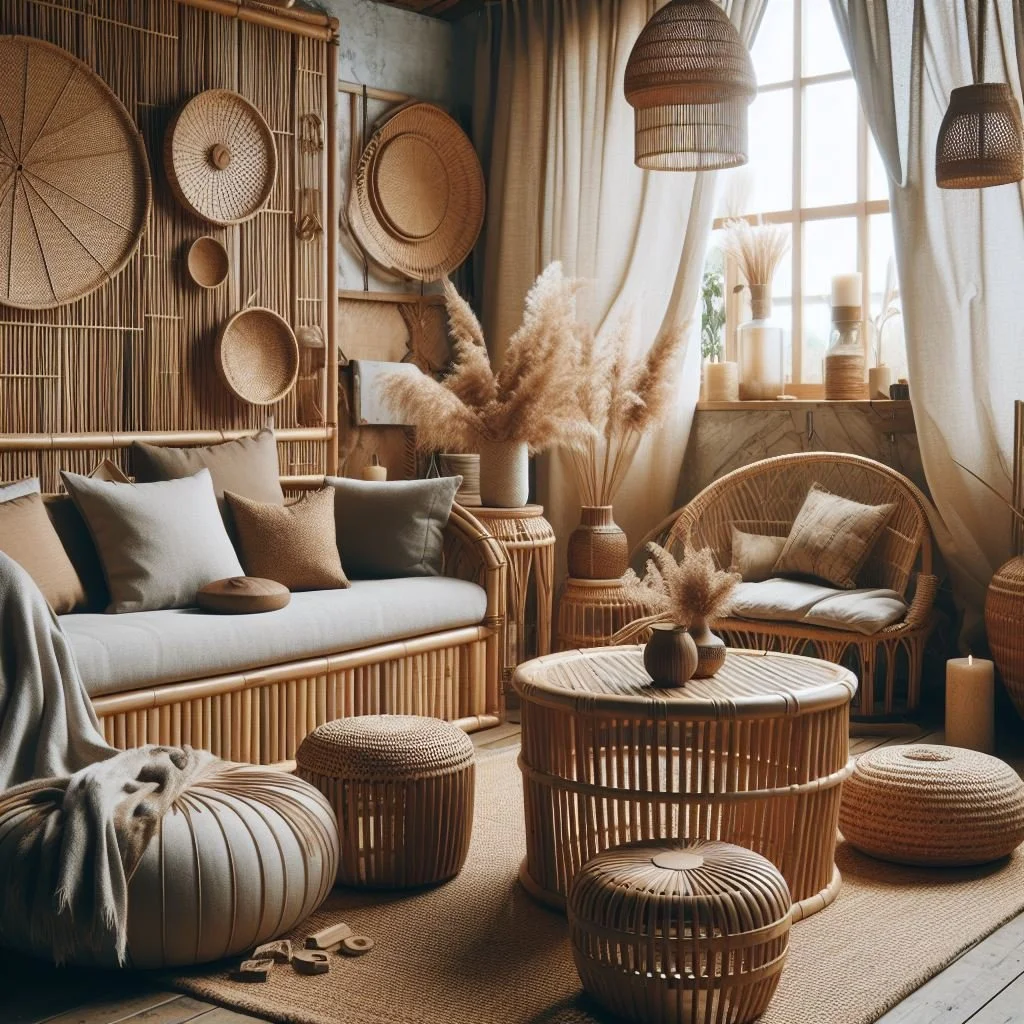 Bamboo Furniture and Decor Infusing Natural Textures