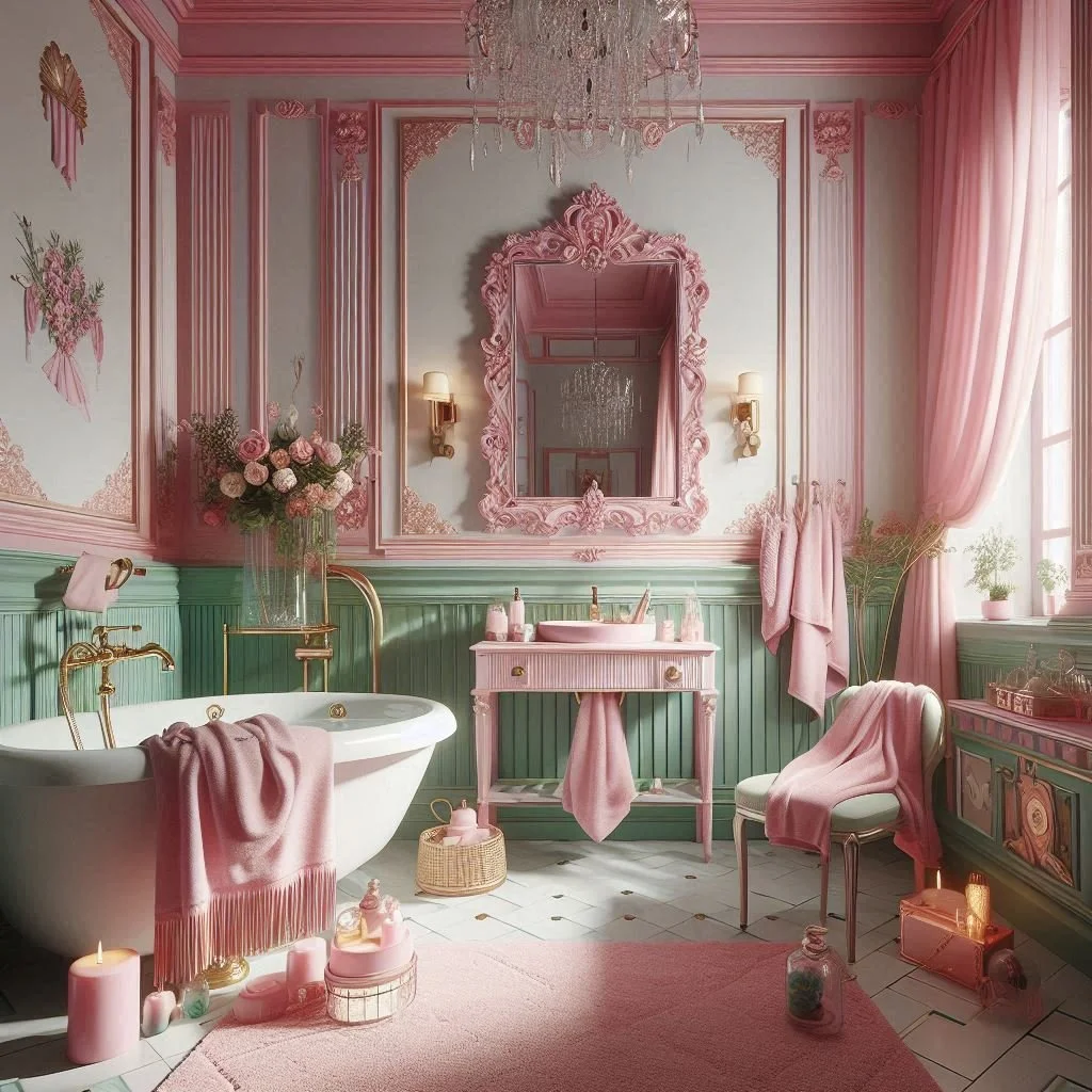 15 Pink and Green Bathroom Styles for a Bold Look