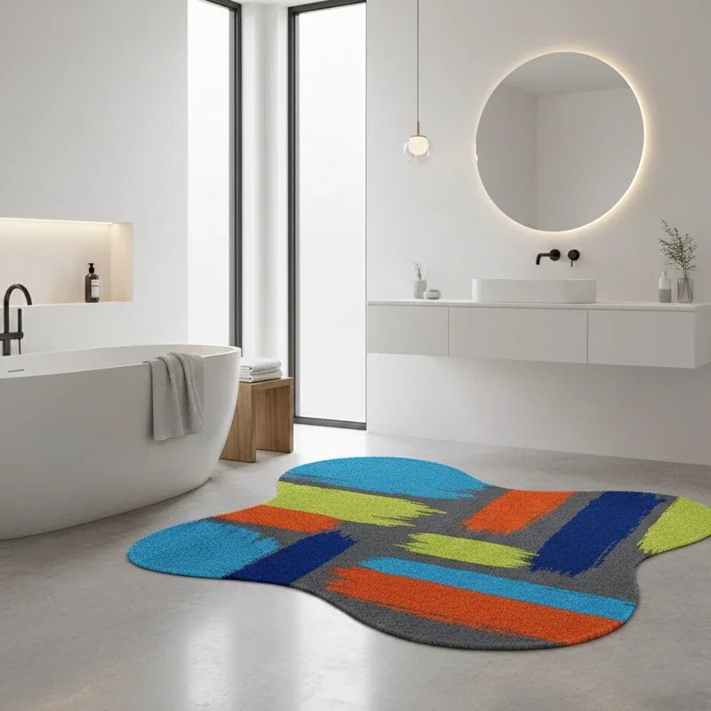 Modern Bathroom Rug Ideas