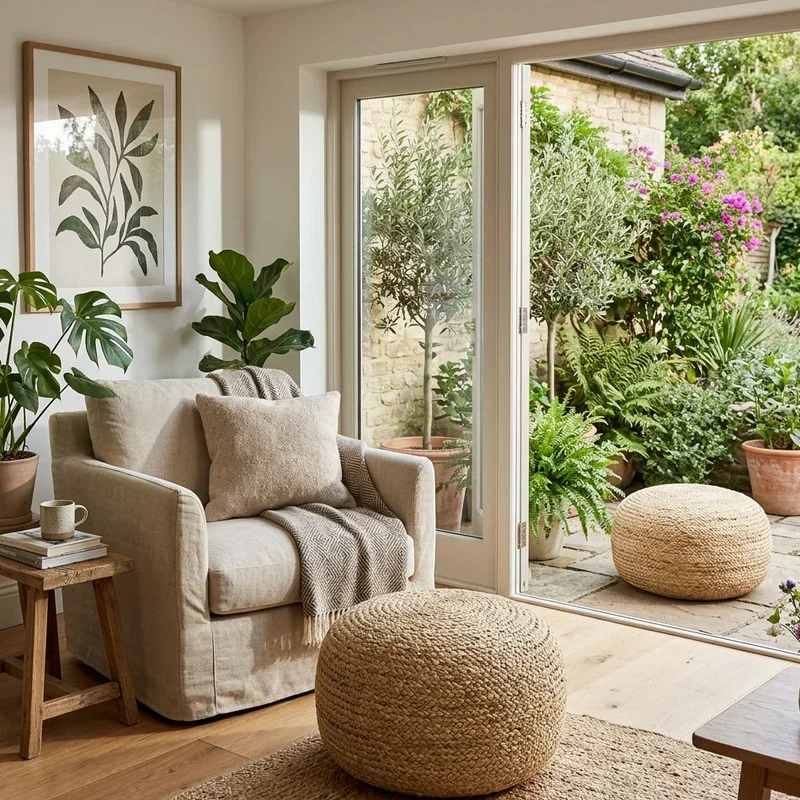 Pouf Living Room Ideas