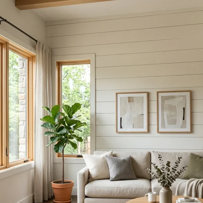 Shiplap Wall Living Room Ideas