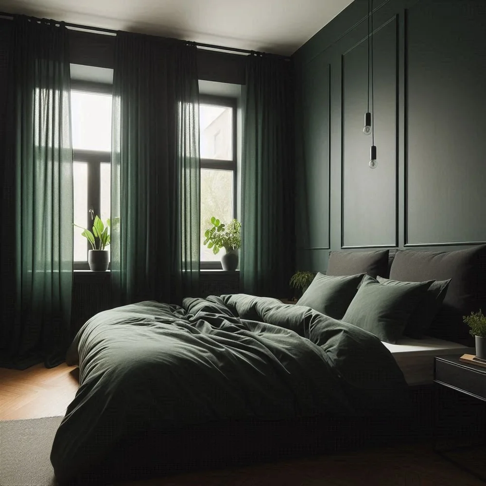 15 Modern Dark Green Bedroom Ideas for a Bold Look