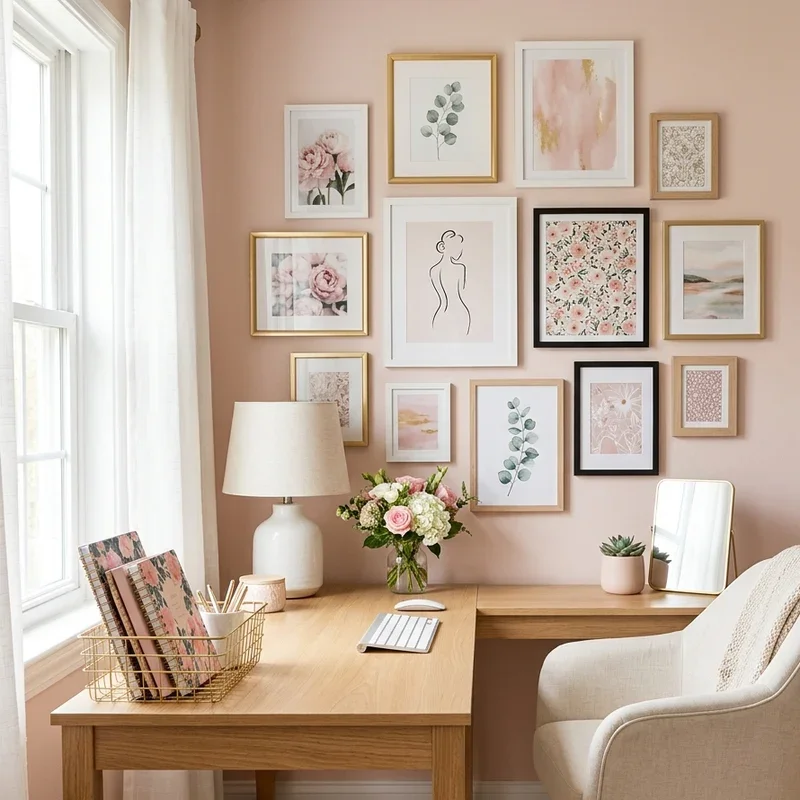 Girly Home Office Ideas