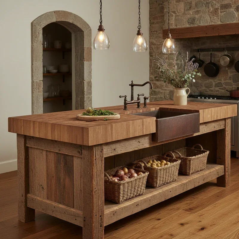 Rustic Kitchen Island Ideas