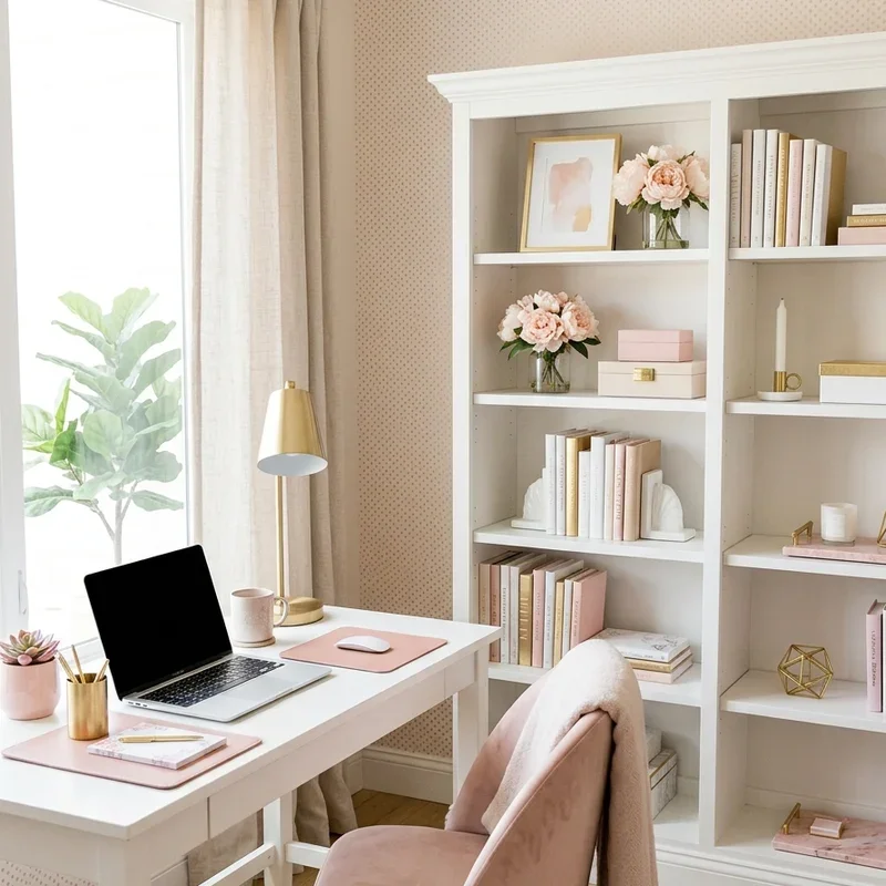 Girly Home Office Ideas