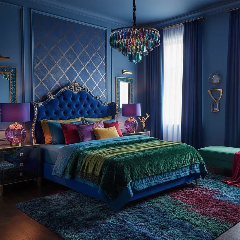Royal Blue Bedroom Ideas