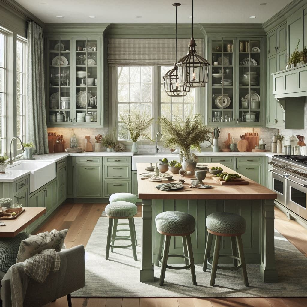 Sage Green Kitchen