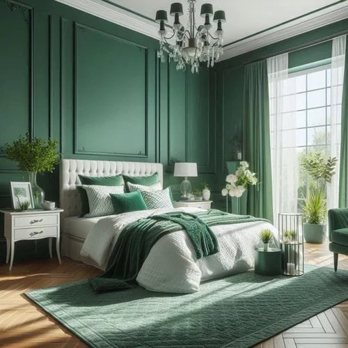 15 Stunning Emerald Green Bedroom Ideas