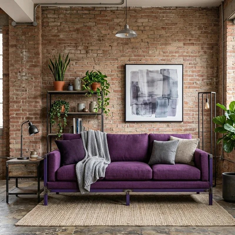 Purple Sofa Living Room Ideas