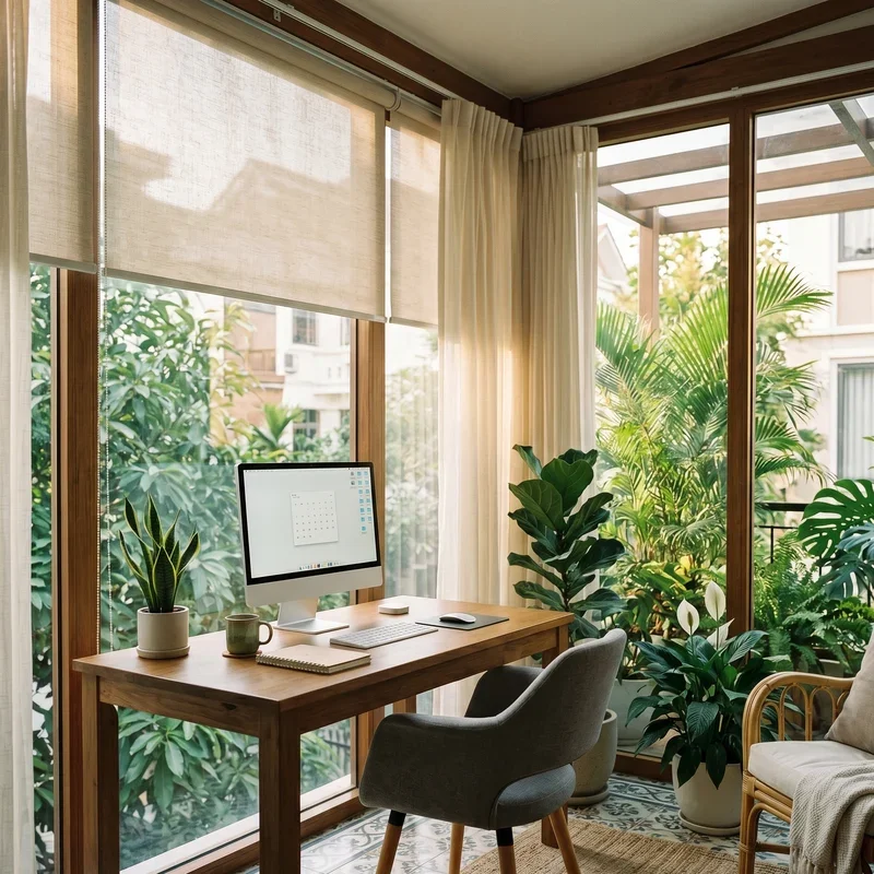 Sun Room Office Ideas