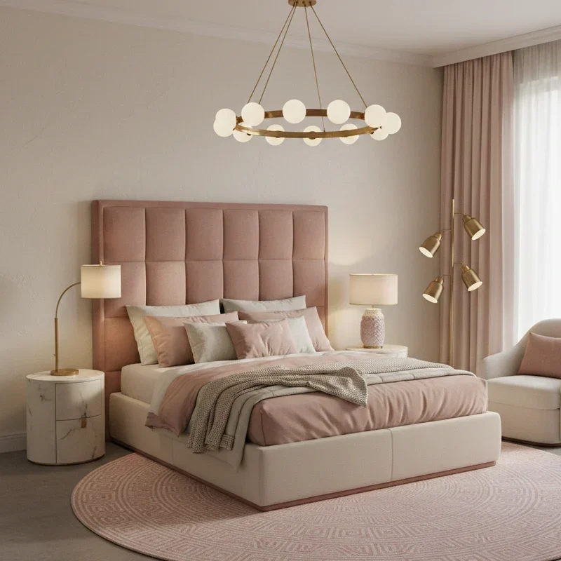 Pink and Cream Bedroom Ideas