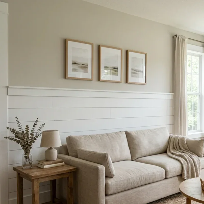 Shiplap Wall Living Room Ideas