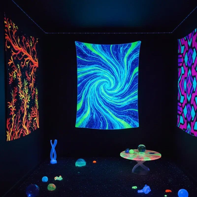 Blacklight Room Ideas