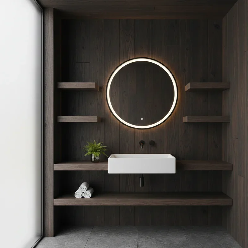 Dark Wood Bathroom Ideas
