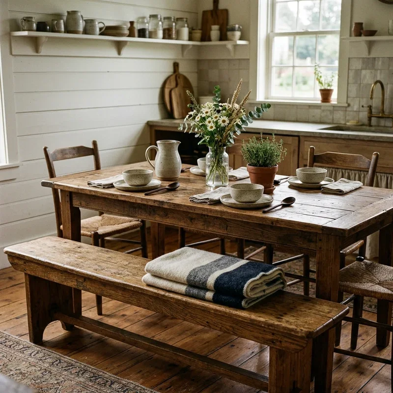 Farmhouse Kitchen Table Ideas