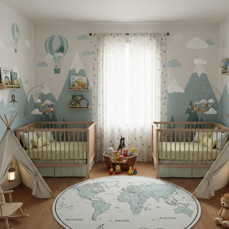 Twin Toddler Bedroom Ideas