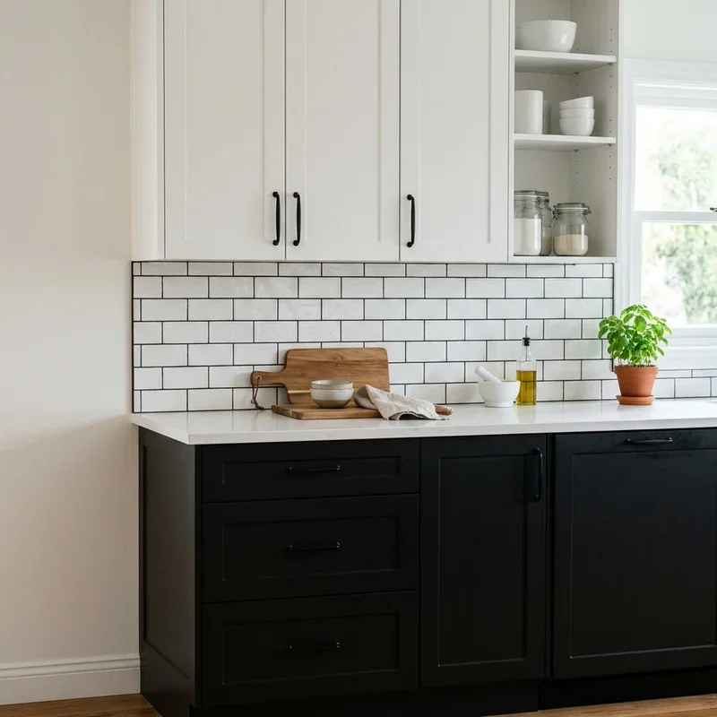 15 Black and White Kitchen Cabinet Ideas for Modern Homes