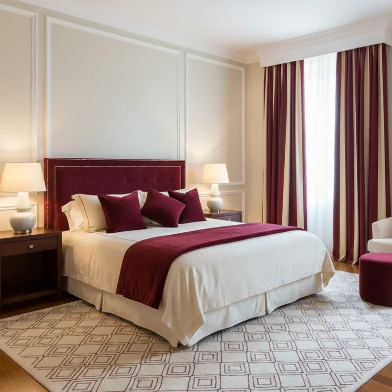 Burgundy Bedroom Ideas