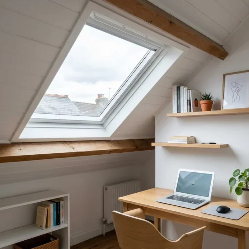 Small Attic Office Ideas