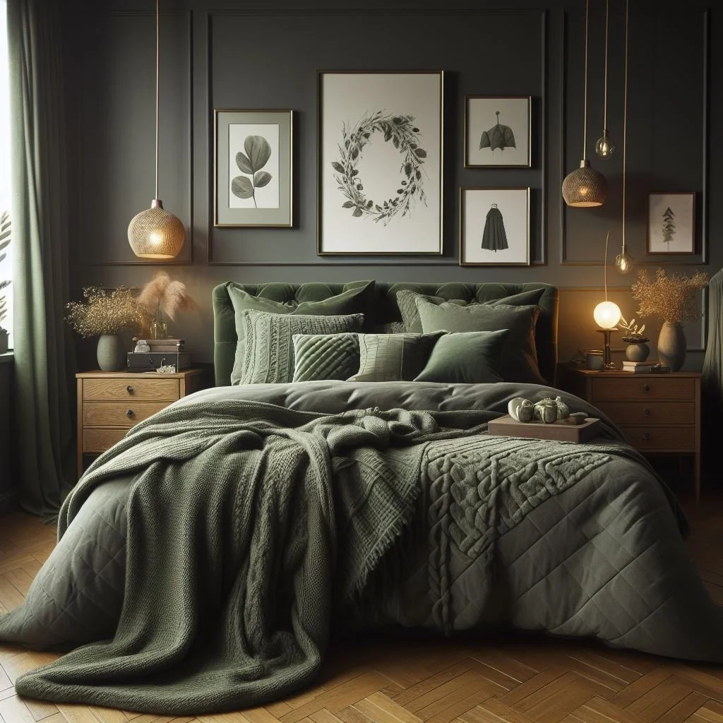 15 Elegant Dark Green Bedroom Ideas for Tranquility