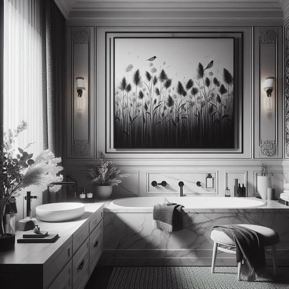 15 Chic Black and White Bathroom Decor Ideas