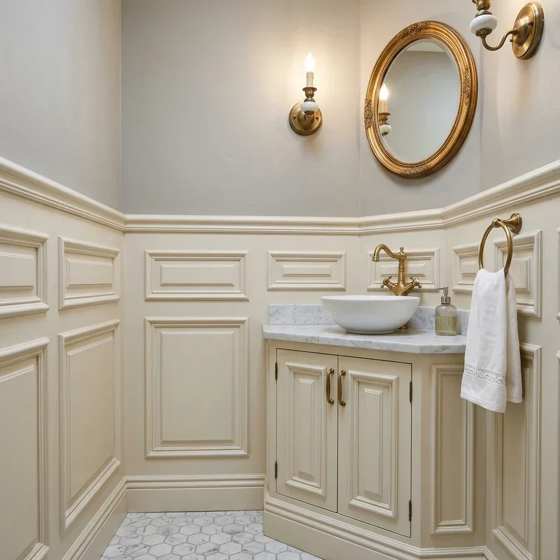 Powder Room Wainscoting Ideas