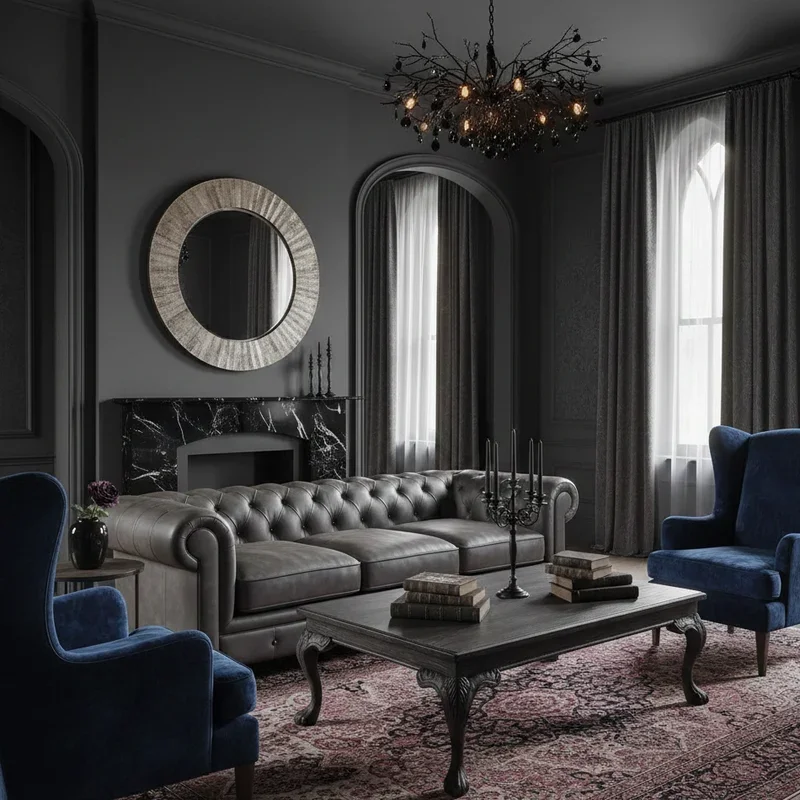 Modern Gothic Living Room Ideas