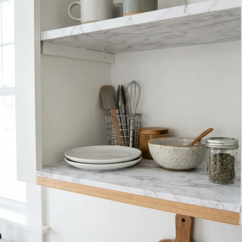Kitchen Shelf Liner Ideas