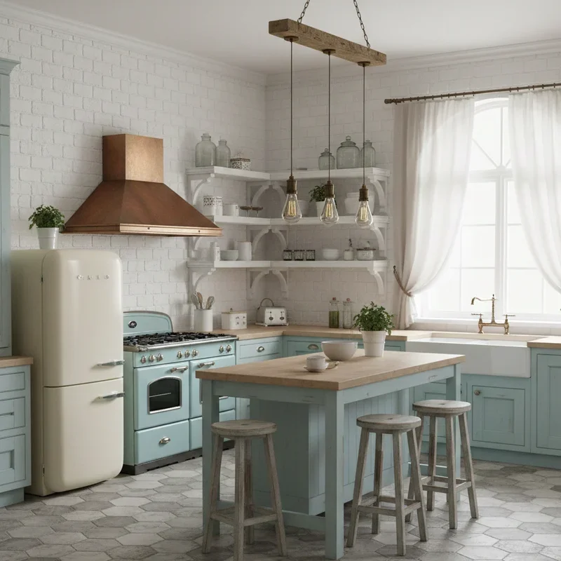 Modern Shabby Chic Kitchen Ideas