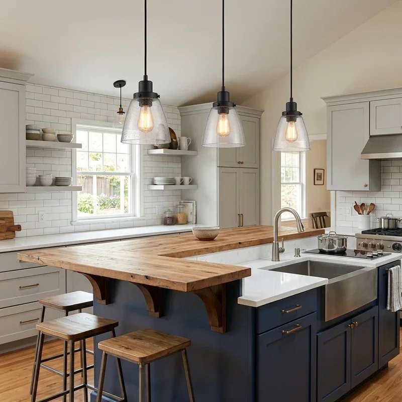Two Tier Kitchen Island Ideas