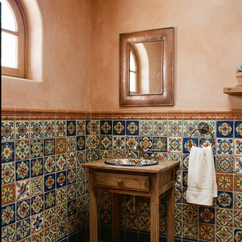 Mexican Tile Bathroom Ideas