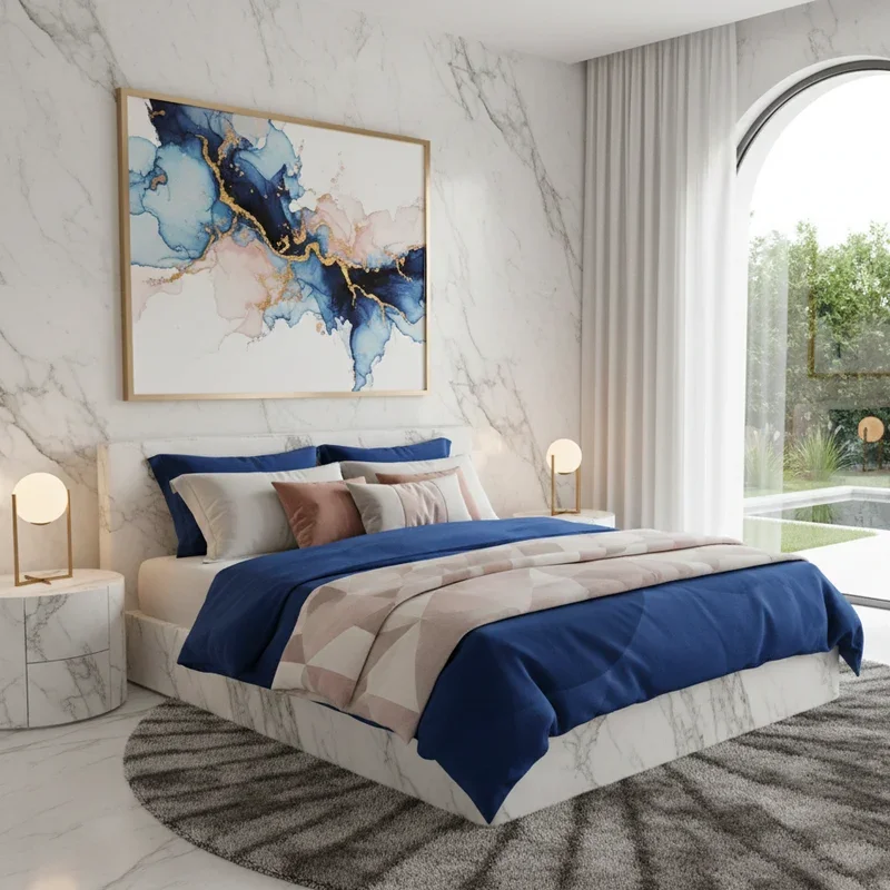 Marble Bedroom Ideas