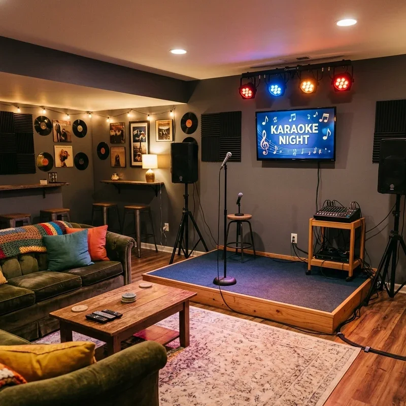 Basement Hangout Ideas