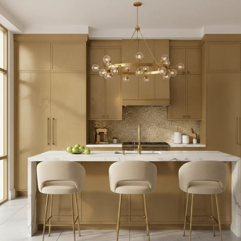Gold Kitchen Ideas