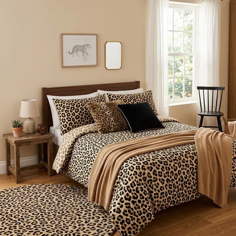 15 Leopard Bedroom Ideas for Bold Stylish Interiors