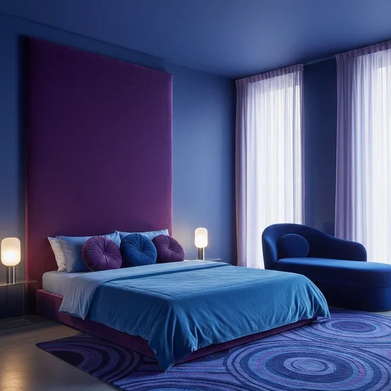 Blue and Purple Room Ideas