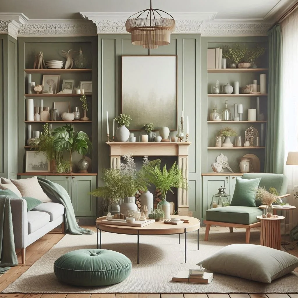 15 Serene Sage Green Living Room Ideas for Tranquility