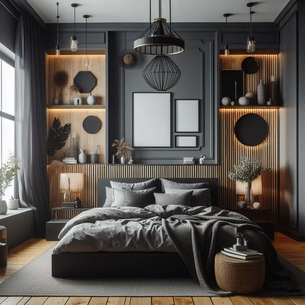15 Sleek Black and Grey Bedroom Ideas for Elegance