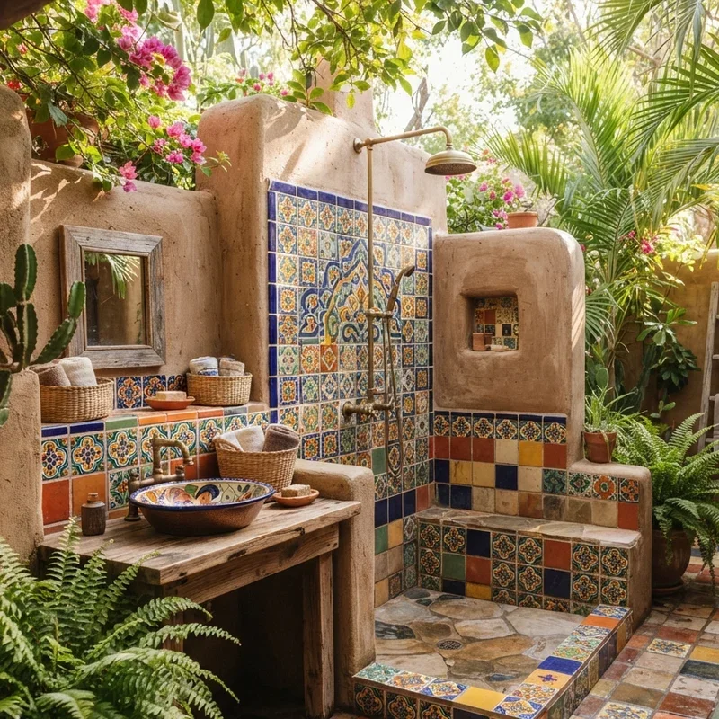 Mexican Tile Bathroom Ideas